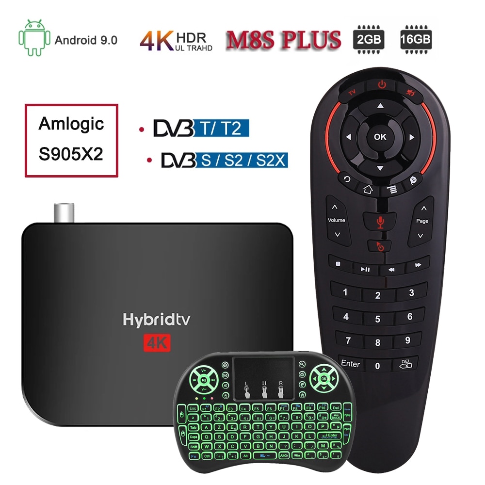 ֽ M8S ÷ DVB Ʈ TV ڽ 4K ȵ̵ 9.0 D..